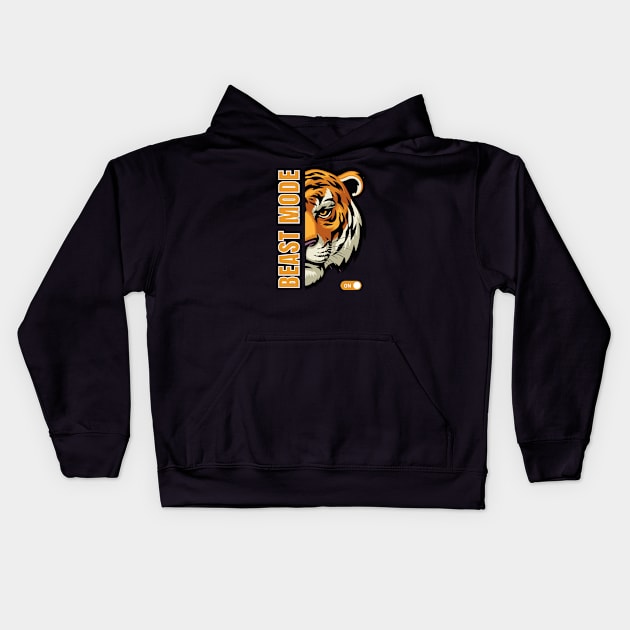 Beast mode gym  wear Kids Hoodie by Stoiceveryday